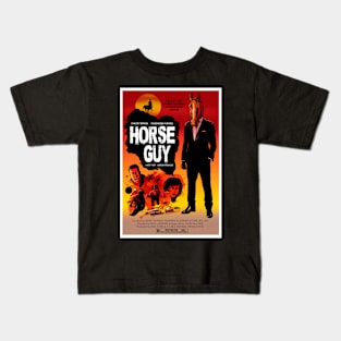 Horse Guy Movie Poster Kids T-Shirt